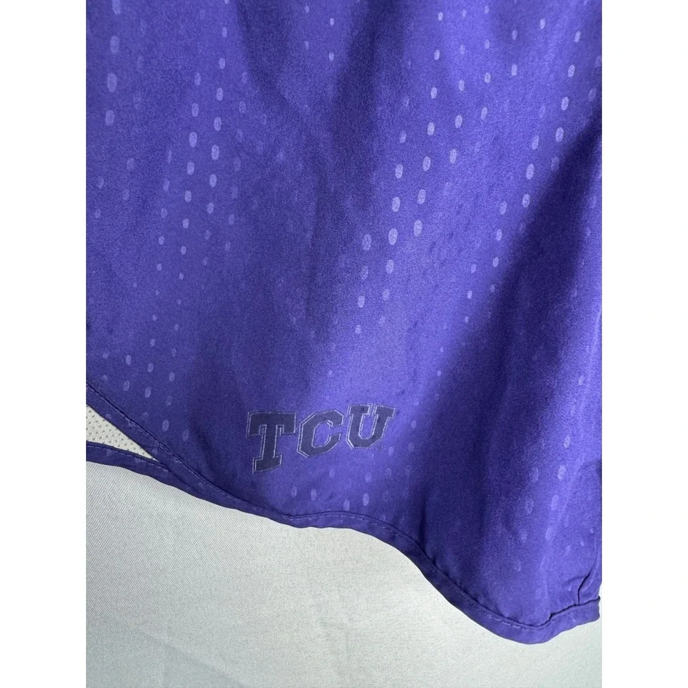 Nike TCU Horned Frogs Dri-FIT Running Shorts Purple Womens XS Athletic Training